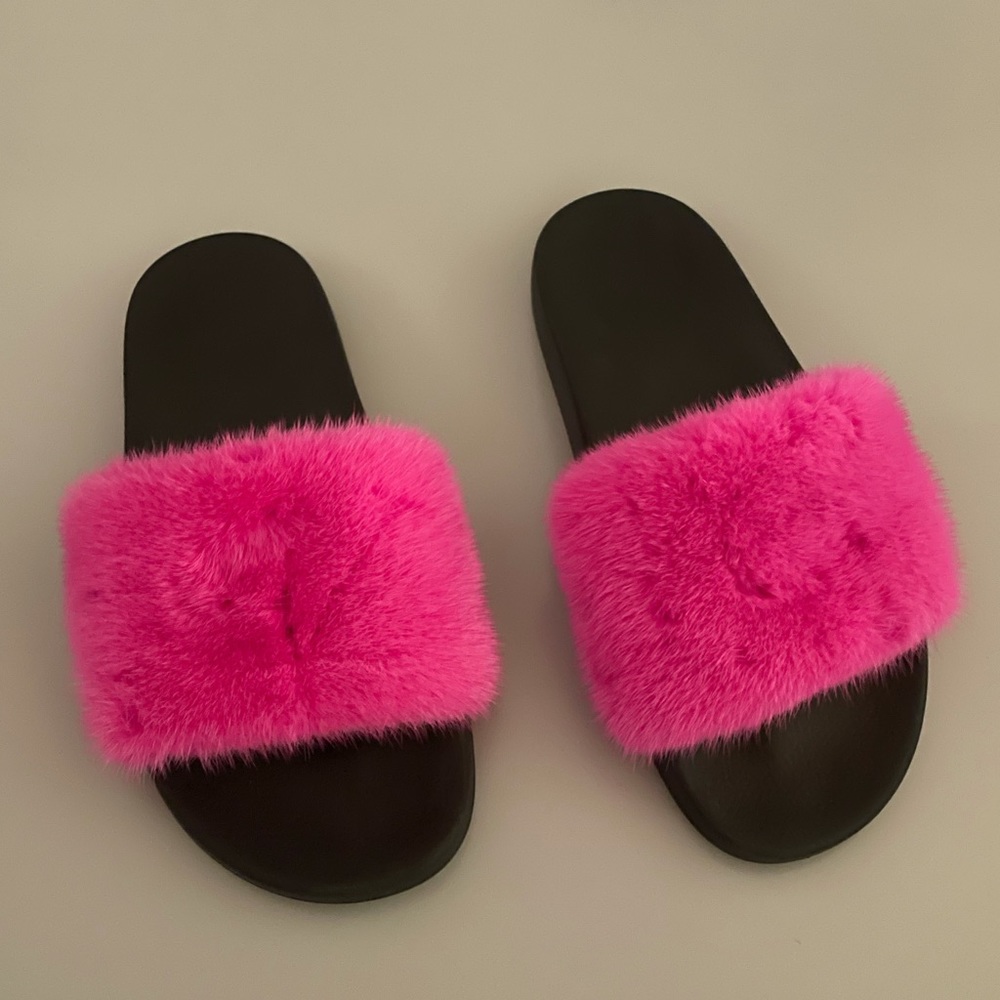 Givenchy Mink Slides